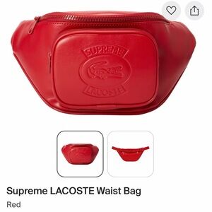 Lacoste Vibrant Red Waist Bag